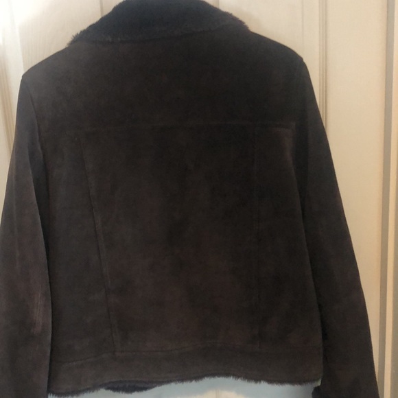Leather suede jacket - Picture 2 of 6